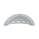 Atlas Homewares 220-BRN 4-Inch Craftsman Corner Modern Craftsman Bin Pull, Brushed Nickel