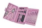 Ladies Pink Tool Set 26 Piece Gift Boxed Case