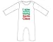 Kissing Santa - Baby Sleepsuit