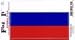 Vinyl Decal- Russia Flag Sticker