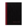 Black n' Red Casebound Notebook, Ruled, 8.5 x 5.87 Inches, White, 96 Sheets per Pad (E66857)