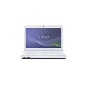 Laptop Notebook Sony 14 VAIO Laptop Intel Core i5 2410M Processor 2nd Generation 4GB DDR3 Memory 640GB Hard Drive Blu ray Disc White VPCEG16FM W