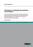 Werturteile als Teildisziplin der politischen Urteilsfähigkeit (German Edition)