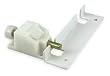 Battalion 1XMN3 Foot Bolt, Spring Actuated, White