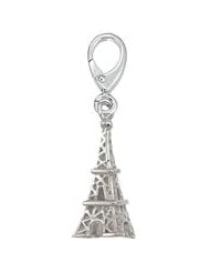 Genuine Zable (TM) Product. 925 Sterling Silver Eiffel Tower Charm. 100% Satisfaction Guaranteed.