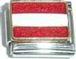 Clearly Charming Austria Flag Italian Charm Bracelet Link