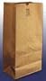 1/2# Paper Brown Grocery Bags 3" x 1 7/8" x 5 7/8" (1/2LBBAG) Category: Kraft -Grocery Brown