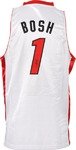 Chris Bosh Autographed/Hand Signed Miami Heat Authentic White Adidas Jersey