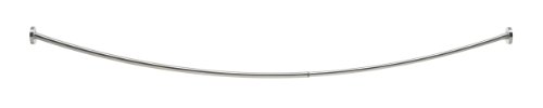 KOHLER K-9351-BS Expanse Curved Shower Rod - Contemporary design, Brushed Stainless