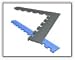 Norsk-Stor, Trim Kit Garage Flooring, 21.35 Linear Feet - Metallic Graphite