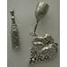 Set of 15 Antique Silver WINE LOVERS Push Pins, T809AS