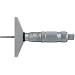 Brown & Sharpe 599-603-146-3 Vernier Depth Gauge, Micrometer Type, 0-6" Range, 0.0001" Graduation, +/-0.003mm Accuracy, 4" Base, 6 Rods