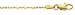 14K Gold Diamond-Cut Bead Chain, 1.2mm wide