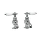 Elizabethan Classic ECBF02CP Bradsford 2-Handle Basin Faucet Polished Chrome wit