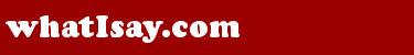 whatIsay.com