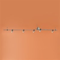 Eglo 87603A Drive, Nickel, 5-Light Track Light Fixture by Eglo