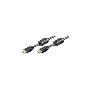1m HDMI Kabel 1080p; 1A Qualität; vergoldet; 2x Ferrit - Filter