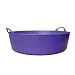 Tubtrugs Super Flexible Bucket, 9 Gal Purple