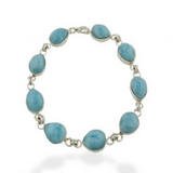 Tear Drop Larimar Bracelet by 
