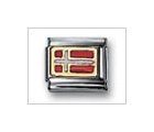 Denmark Flag Mix Classic Enamel, Italian Charm by Nomination Charms