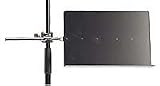 QuikLok MS303 Chrome Clamp-On Sheet Music Holder for Microphone Stand - Small