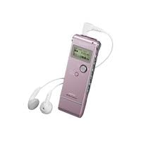 Sony ICD-UX70 - Digital voice recorder - flash 1 GB - MP3 - pink