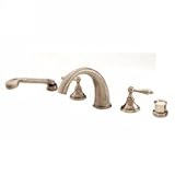 11uY0nrofJL. SL160  Giagni Colonial roman tub filler with hand shower, diverter and metal lever handles CC3 ML SN