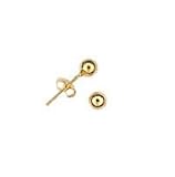 11uayHlvz5L. SL160  Sterling Silver Gold Plated Ball Earring 4.0 mm