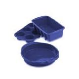 Wilton Silicone Ultra-flex Silicone Bakeware Set Cake Pan, Loaf Pan, Muffin Pan