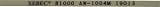 チェリー　ジーベックセラミック砥石　白　＃１０００　１００ｘ６ｘ１　4088590 AW1006M