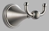 Brizo 69535-BN - Double Robe Hook - Brushed Nickel Finish