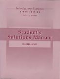 Introduction Statistics: Student Solutions Manual(6th Edition)