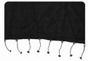 Back From Bali Beaded Sarong Beaded Black