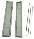ODL 72 in. x 80 in. Brisa Sandstone Standard Height Double Door Kit Retractable Screen Door