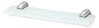 Wall-Mounted Glass Shelf (Stainless steel/Glass) (1 5/8"H x 19 3/4" W x 5 1/2"D)