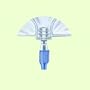 Freedom Twist Drainage Port Leg Bag Kit - Size: 1000 ml