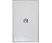 2.5GHz F Connector Wall Plate