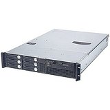 2U Rm Server Case Black 6BAY 550W Sata/sas Rohs