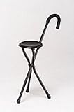 LIGHTWEIGHT WALKING STICK CONVERTS TO A SEAT