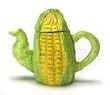 Dollhouse Miniature Whimsical Corn Teapot