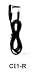 Sennheiser CI1-R Right Angle Guitar Cable
