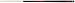 Pot Black 3444 - Two Piece Maple Pool Cue and Case
