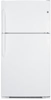 GE White Top-Freezer Refrigerator