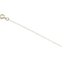 14K Yellow Gold Solid Curb Chain - 20 inches