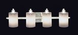 Adano Collection 28 Wide Four Light Bathroom Fixture