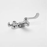 Tools & Hardware : Central Brass 1137-AELS Centerset Faucet 4" Centers 4" Wrist Handles, Chrome