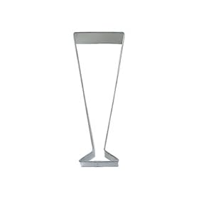 Cookie Cutter Champagne Glass 5"