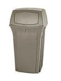 Rubbermaid #8430-88-BEIGE 35GAL Beige RangContainer