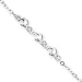 Sterling Silver 3 Dolphins Anklet - 9 Inch