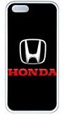 iPhone 5 Case, iPhone 5S Cases - Scratch-Resistant Soft Case Bumper for iPhone 5/5s Honda Car Logo Slim Fit White Rubber Back Case for iPhone 5/5S